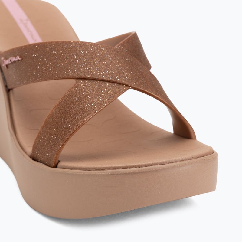 Dámské pantofle Ipanema High Fashion II Slide brown/glitter/pink 7