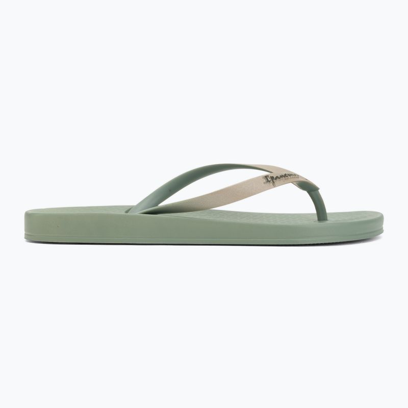 Dámské žabky Ipanema Anat Connect II green/gold 2
