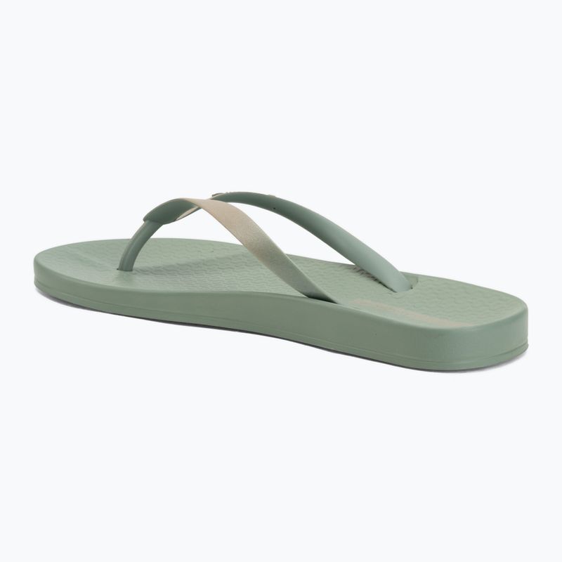 Dámské žabky Ipanema Anat Connect II green/gold 3