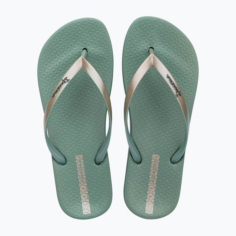 Dámské žabky Ipanema Anat Connect II green/gold 2