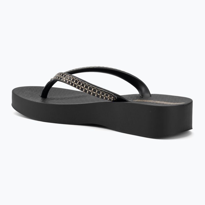 Dámské žabky Ipanema Mesh XI Plat black/black/gold 3