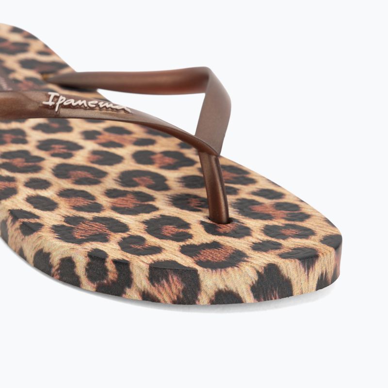Dámské žabky Ipanema Animal Print beige/bronze/bronze 7
