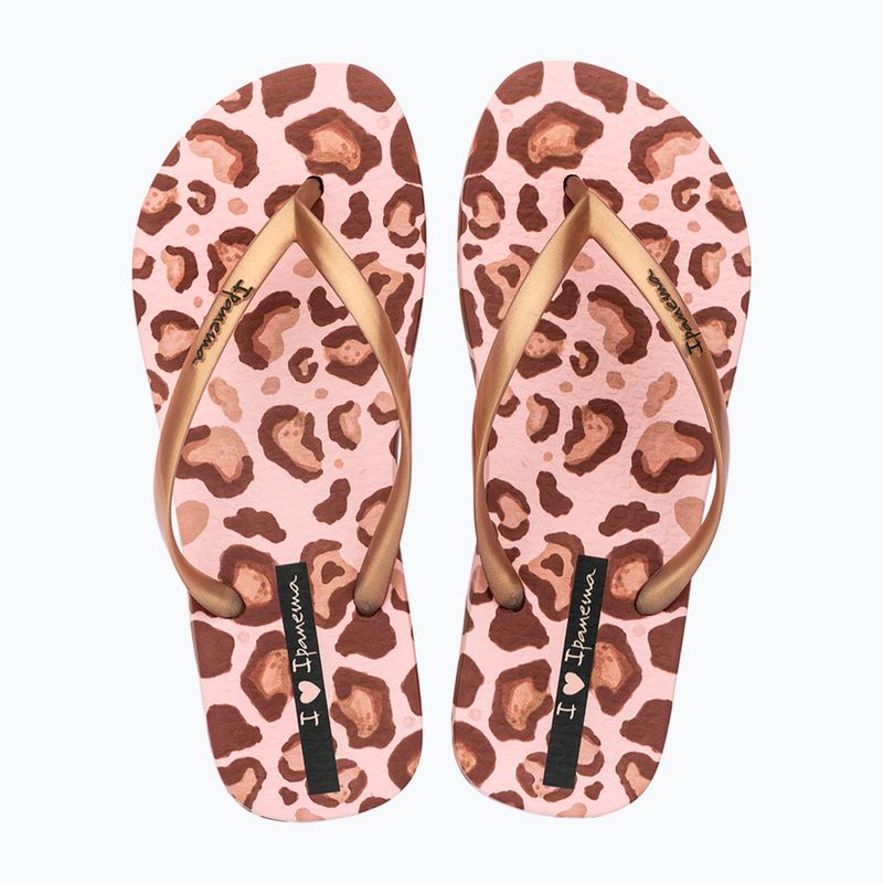 Dámské žabky Ipanema Animal Print beige/gold 2