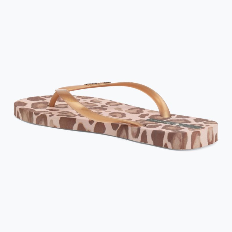 Dámské žabky Ipanema Animal Print beige/gold 3