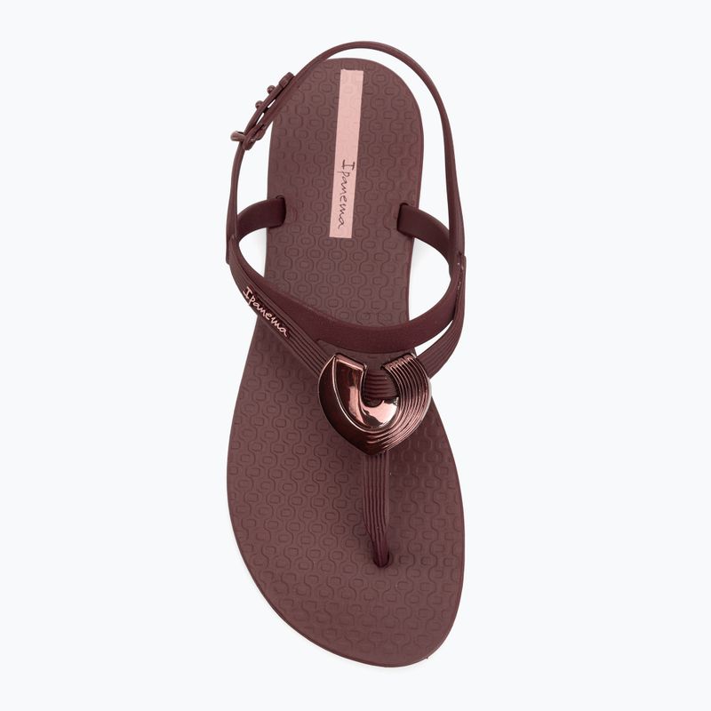 Dámské sandály Ipanema Classic Dreamy burgundy/burgundy/metallic 5