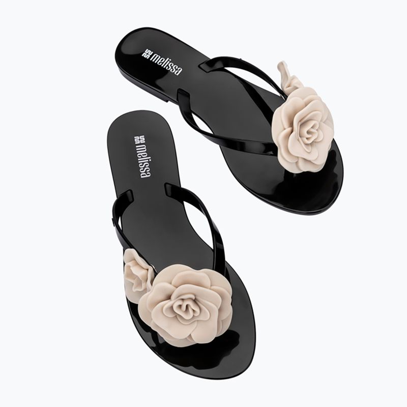 Dámské žabky Melissa Harmonic Petals Ad black/beige 5