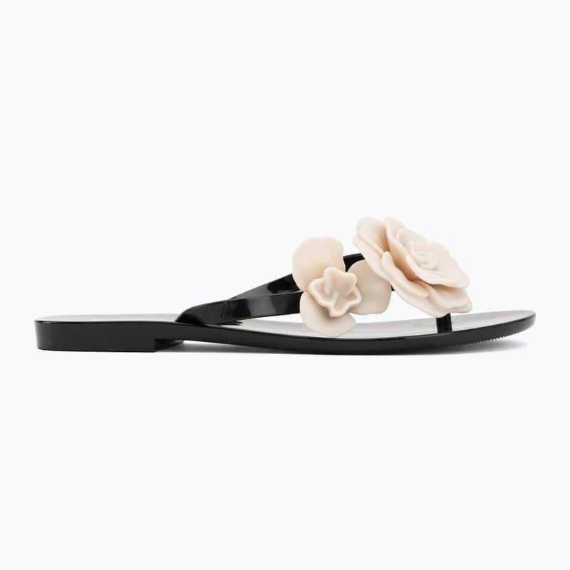 Dámské žabky Melissa Harmonic Petals Ad black/beige 2