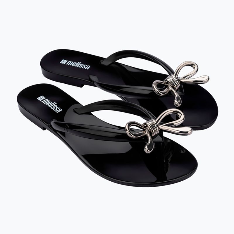 Dámské žabky Melissa Harmonic Iris Ad black/silver 3