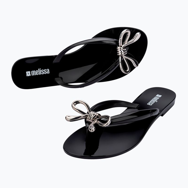 Dámské žabky Melissa Harmonic Iris Ad black/silver 4