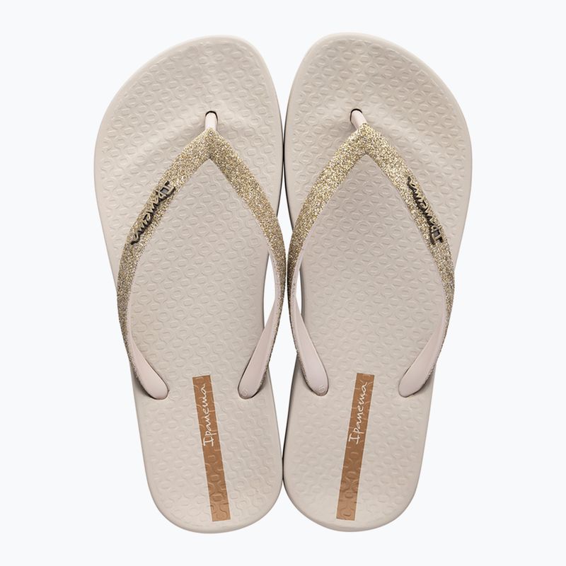 Dámské žabky Ipanema Anatomica Lolita beige 2