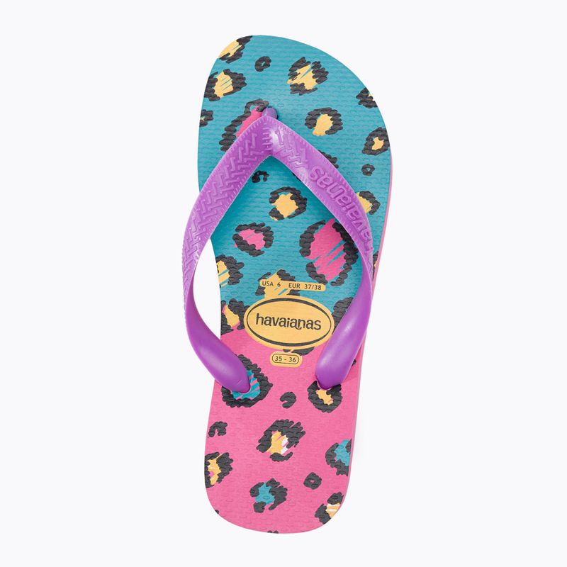 Dámské žabky Havaianas Top Animals pink H4132920 6