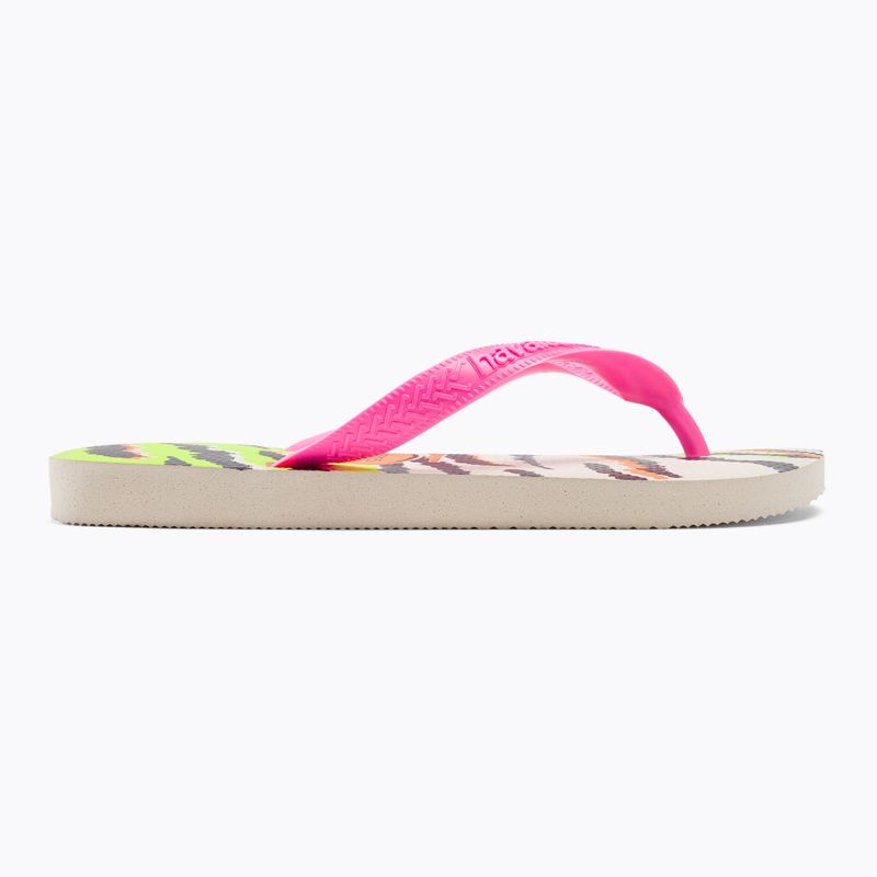 Dámské žabky Havaianas Top Animals beige H4132920 2