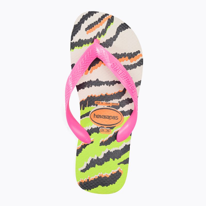 Dámské žabky Havaianas Top Animals beige H4132920 6