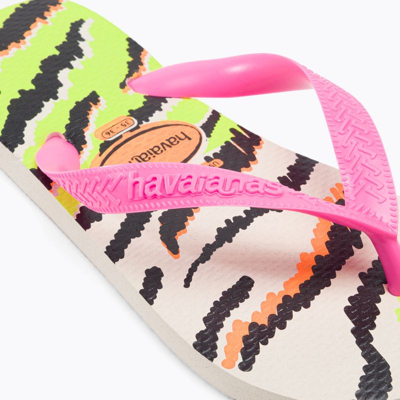 Dámské žabky Havaianas Top Animals beige H4132920 7