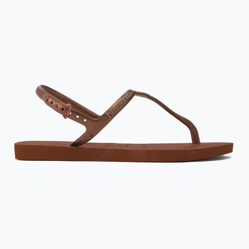 Dámské žabky Havaianas Twist brown H4144756 2