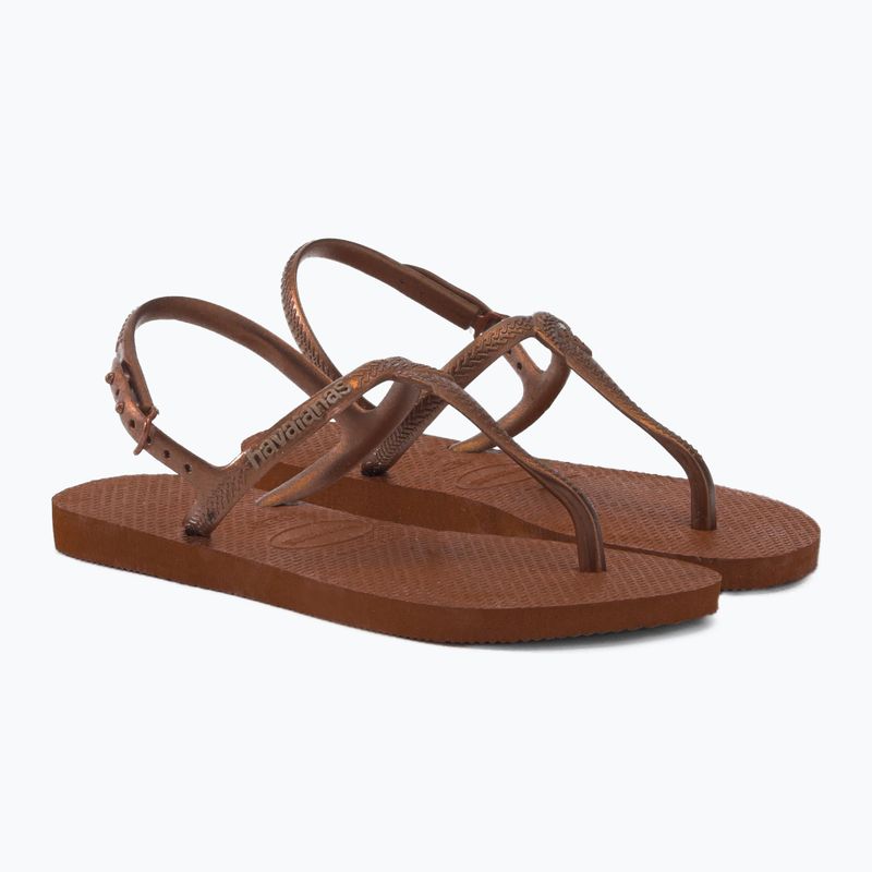 Dámské žabky Havaianas Twist brown H4144756 5