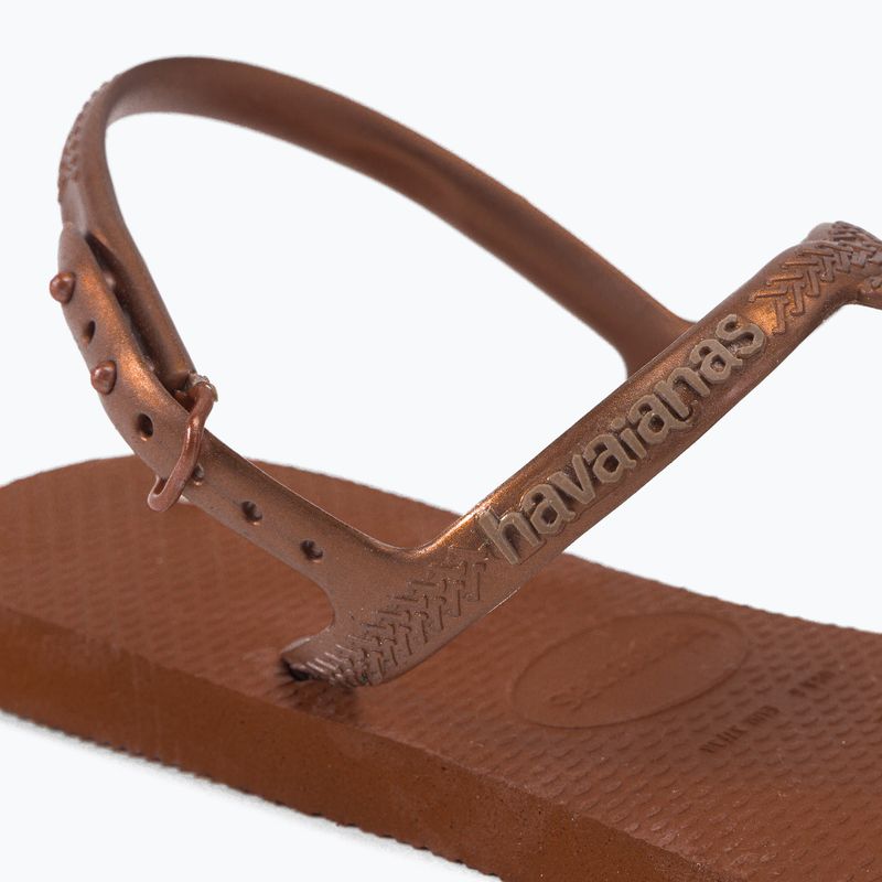Dámské žabky Havaianas Twist brown H4144756 7