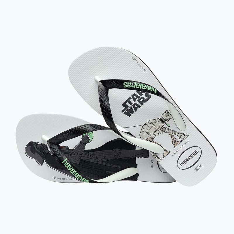 Žabky Havaianas Star Wars bílé H4135185 12