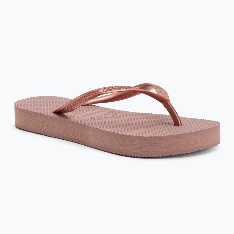 Dámské žabky Havaianas Slim Platform crocus rose