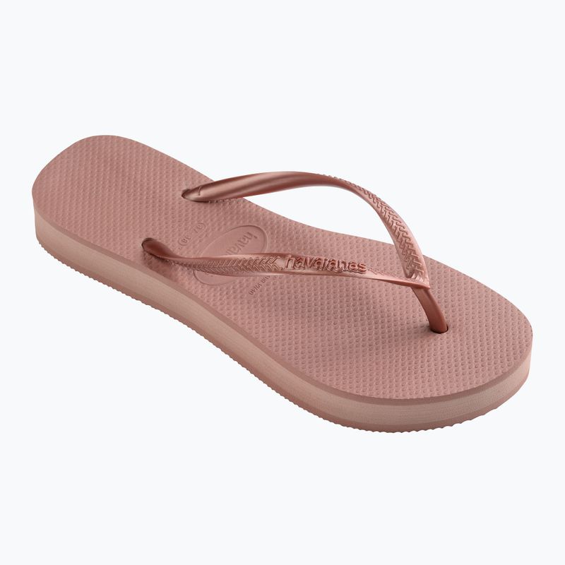 Dámské žabky Havaianas Slim Platform crocus rose