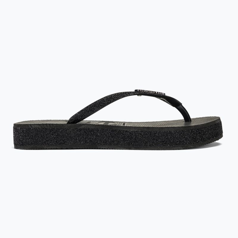 Dámské žabky Havaianas Slim Flatform Sparkle black 2