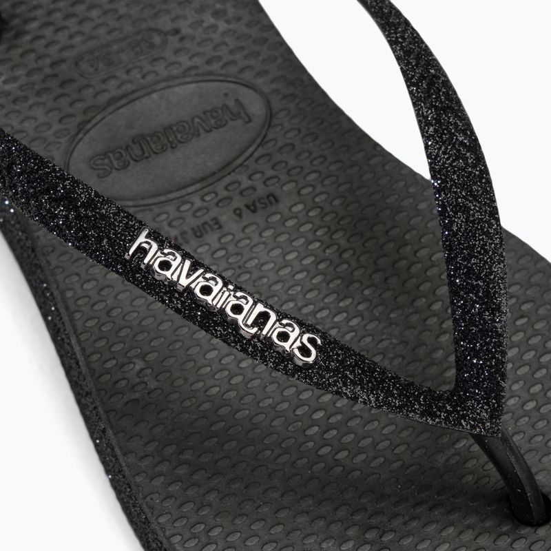 Dámské žabky Havaianas Slim Flatform Sparkle black 8