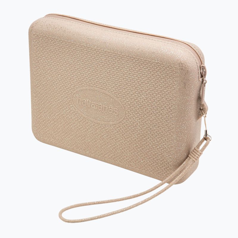 Kosmetická taška Havaianas Beach Necessaire Glitter golden 2
