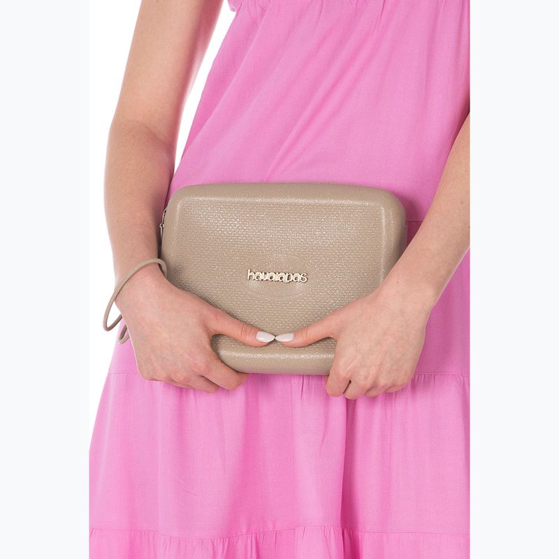 Kosmetická taška Havaianas Beach Necessaire Glitter golden 4