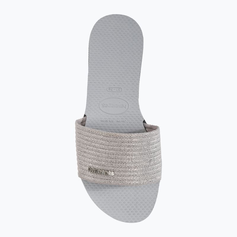 Dámské žabky Havaianas You Malta Metallic ice grey 5