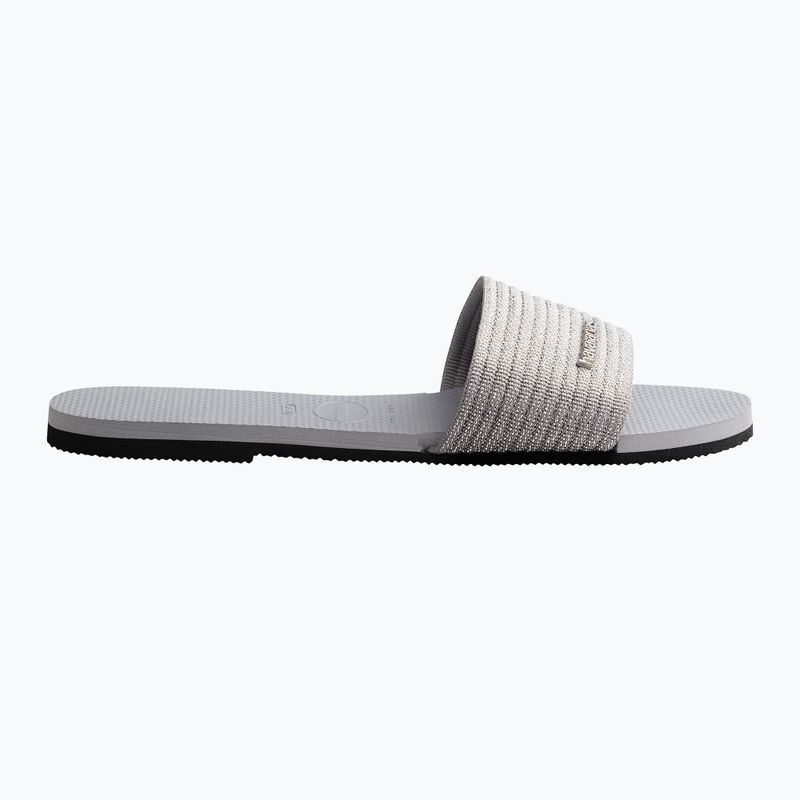 Dámské žabky Havaianas You Malta Metallic ice grey 9