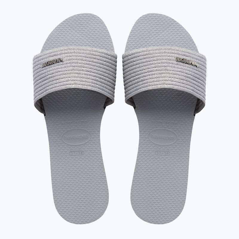 Dámské žabky Havaianas You Malta Metallic ice grey 10