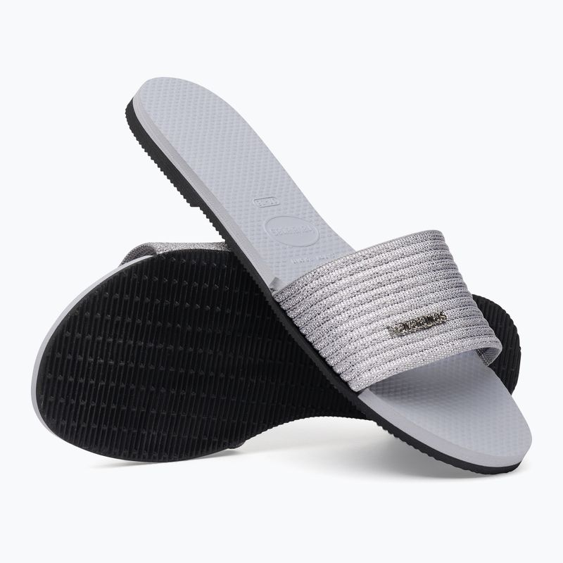 Dámské žabky Havaianas You Malta Metallic ice grey 12