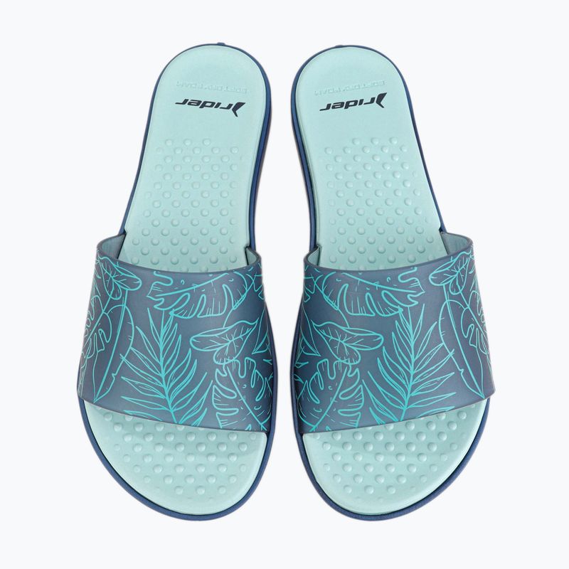 RIDER Splash IV Fem blue-green dámské žabky 83336-AD477 12