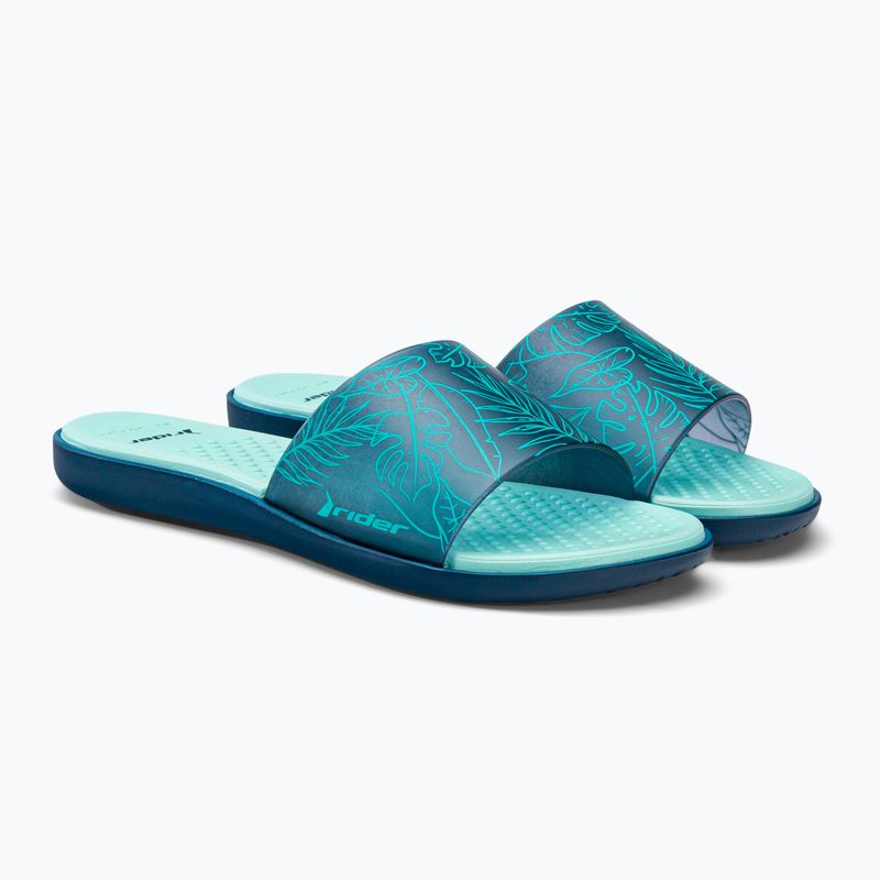 RIDER Splash IV Fem blue-green dámské žabky 83336-AD477 4
