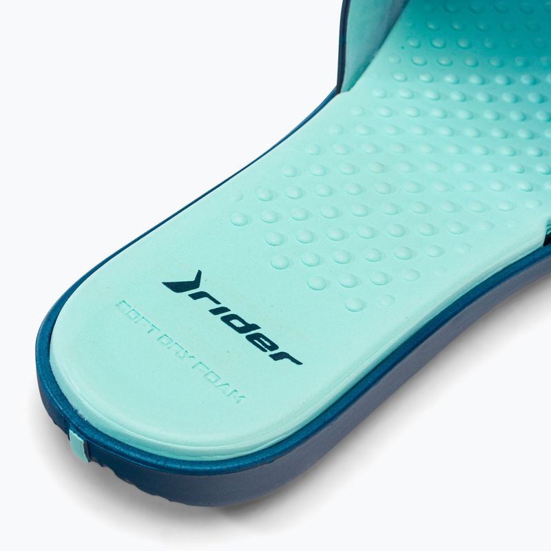 RIDER Splash IV Fem blue-green dámské žabky 83336-AD477 8