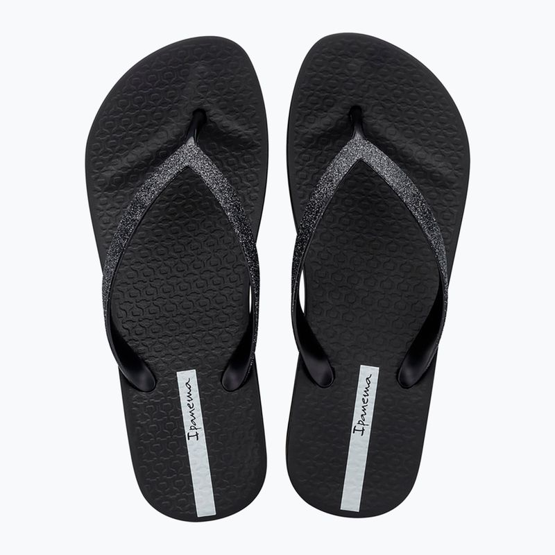 Dámské žabky Ipanema Mesh Chic Plat black/glitter black 2