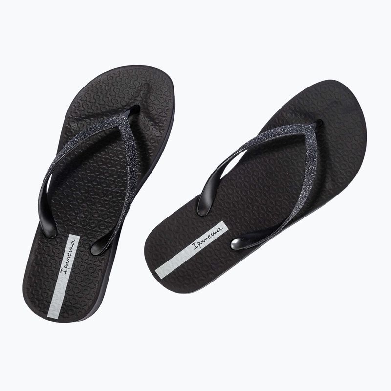 Dámské žabky Ipanema Mesh Chic Plat black/glitter black 3