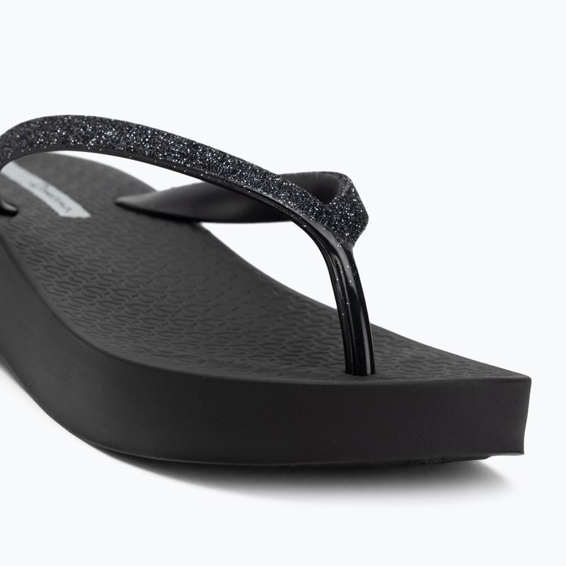 Dámské žabky Ipanema Mesh Chic Plat black/glitter black 7
