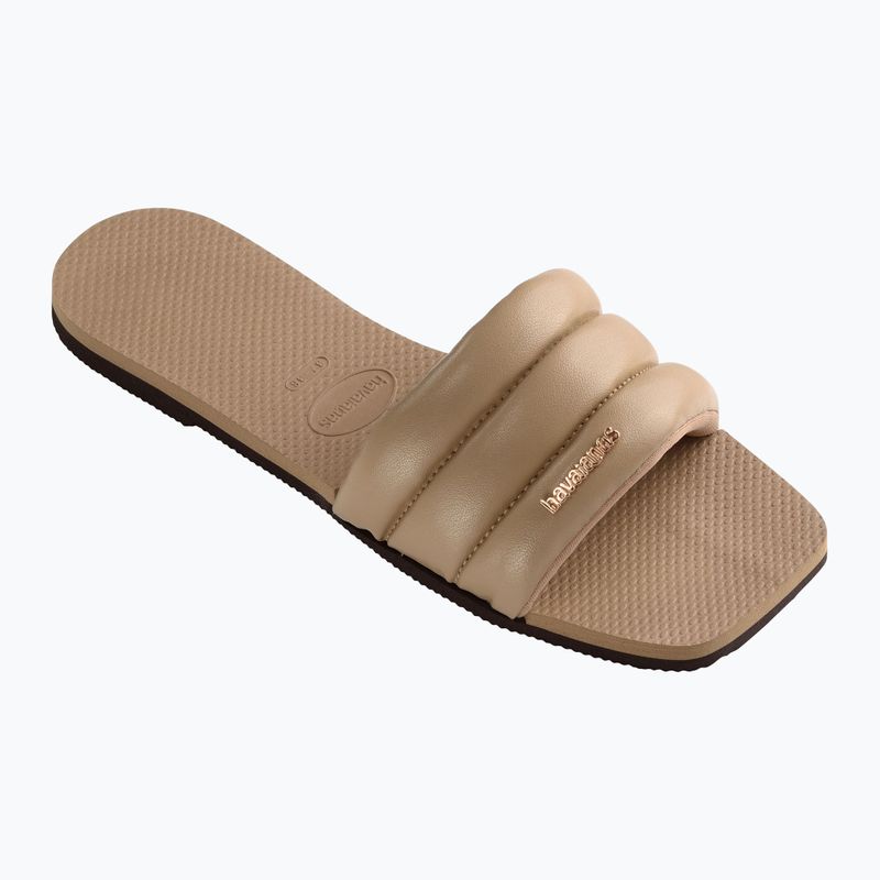 Dámské žabky Havaianas You Milan rose gold 8