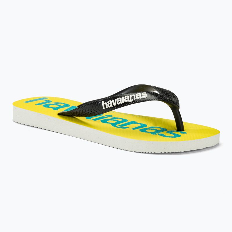 Žabky Havaianas Top Logomania 2 white / black