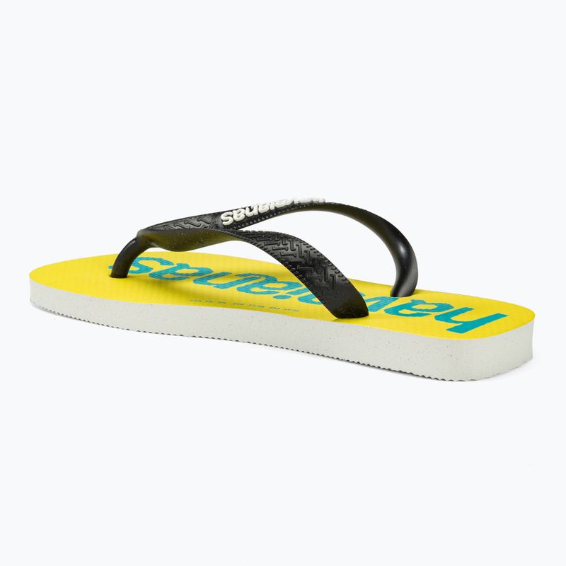 Žabky Havaianas Top Logomania 2 white / black 3