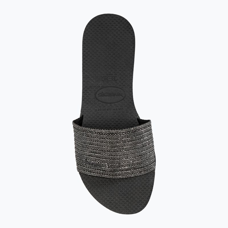 Dámské žabky Havaianas You Malta Metallic black 5