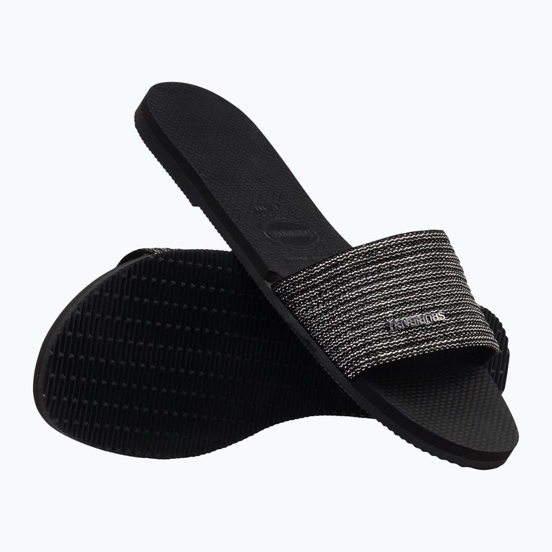 Dámské žabky Havaianas You Malta Metallic black 10