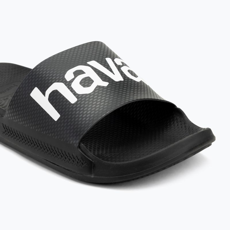 Nazouváky Havaianas Classic Logomania navy black 7