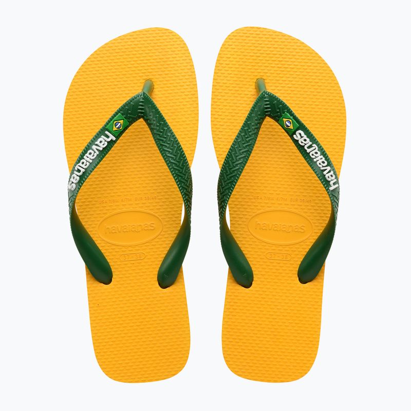 Žabky Havaianas Brasil Logo pop yellow 10