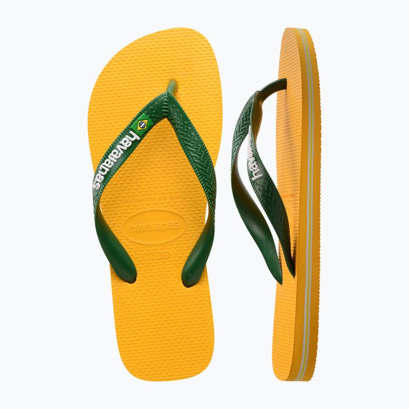 Žabky Havaianas Brasil Logo pop yellow 11