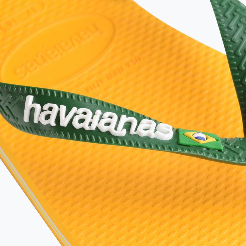 Žabky Havaianas Brasil Logo pop yellow 12
