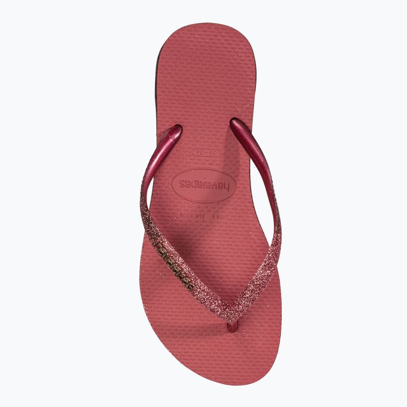 Dámské žabky Havaianas Slim Sparkle II pau brasil 5