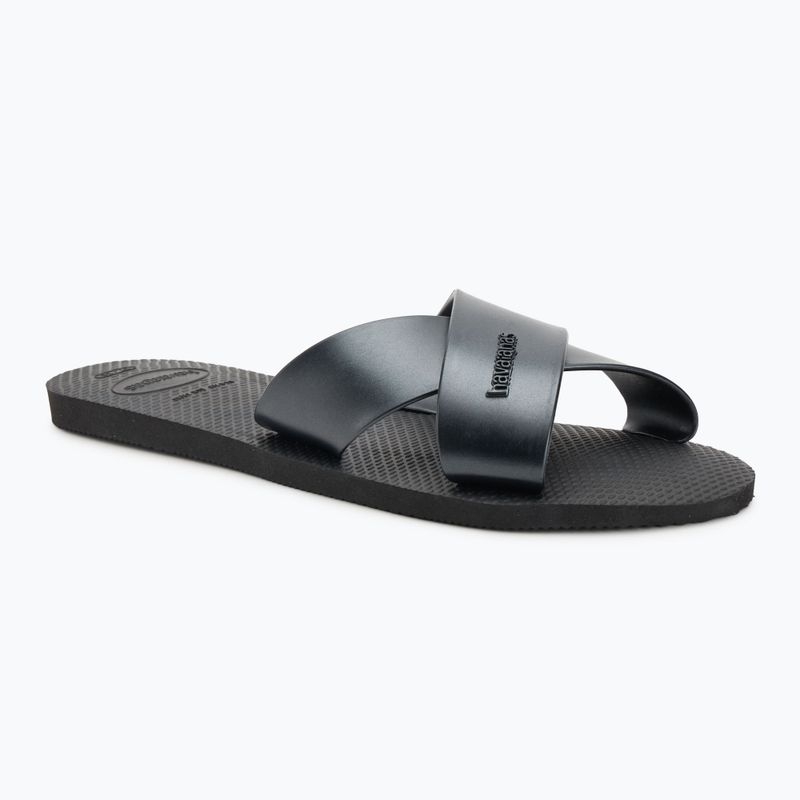 Dámské nazouváky Havaianas Aqua Metallic black