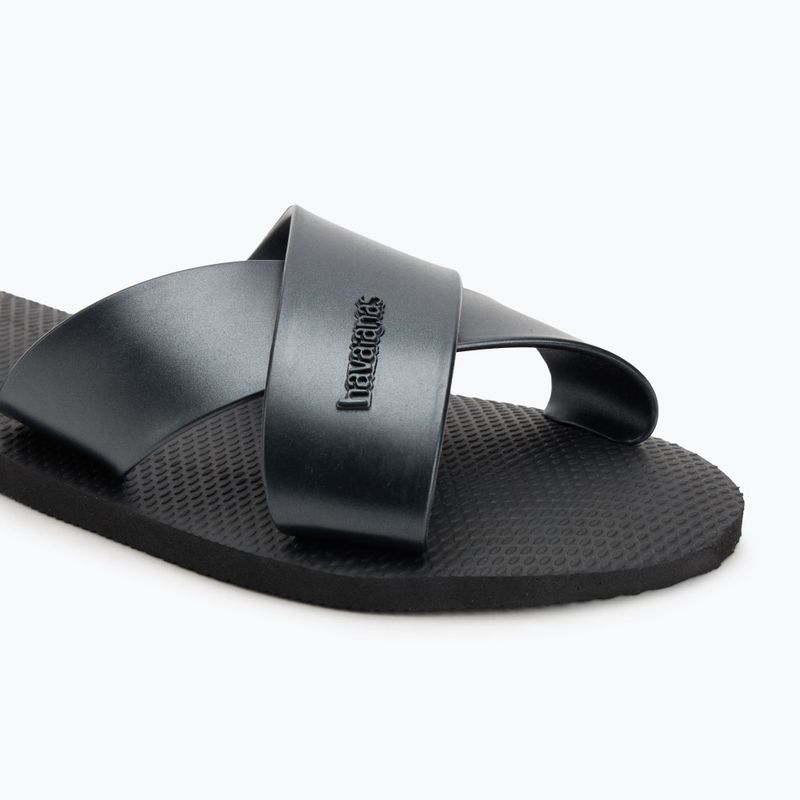 Dámské nazouváky Havaianas Aqua Metallic black 7